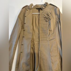 White House Black Market Trench Coat